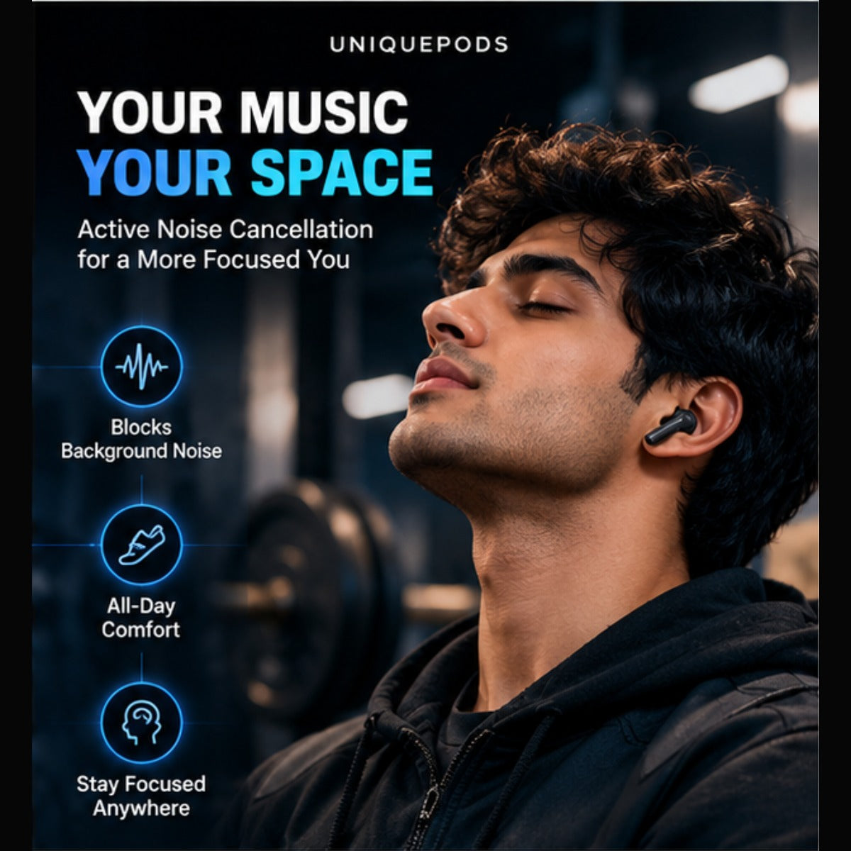 Air Pro in use β your music, your space